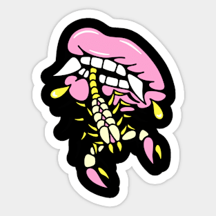 Scorpion lips Sticker